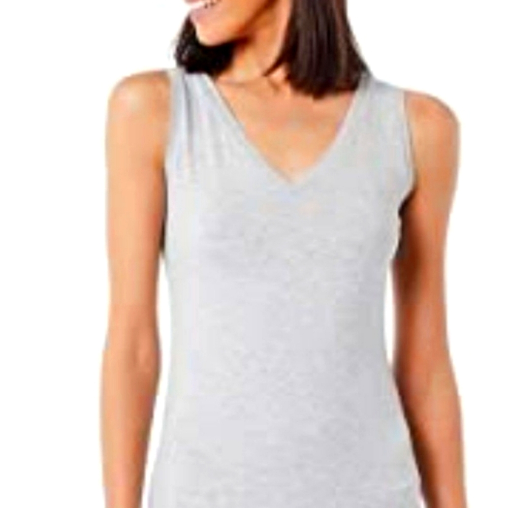 Daily Ritual sleeveless Grey Jersey Dress size L